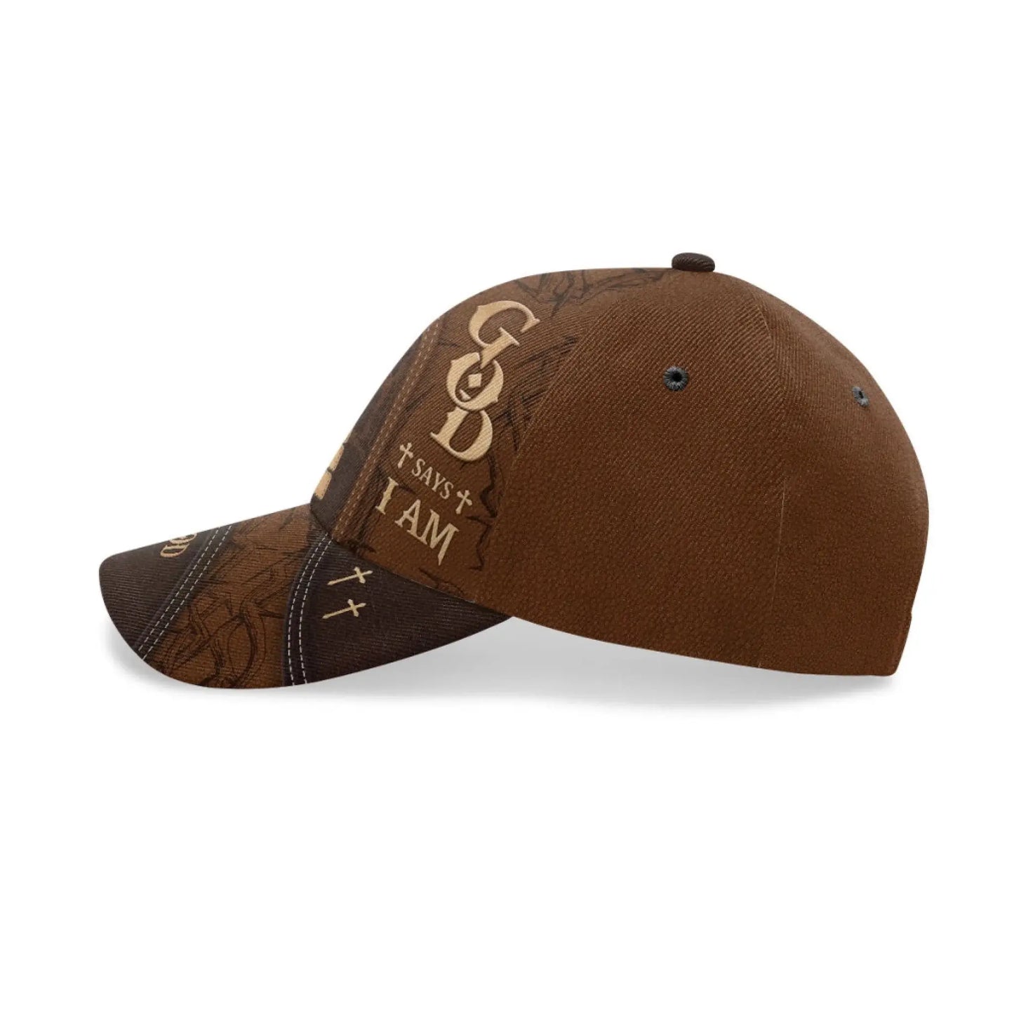 Man of God Personalized Classic Cap – Custom Name Christian Faith Hat, Gift for Men  Ezcustomize