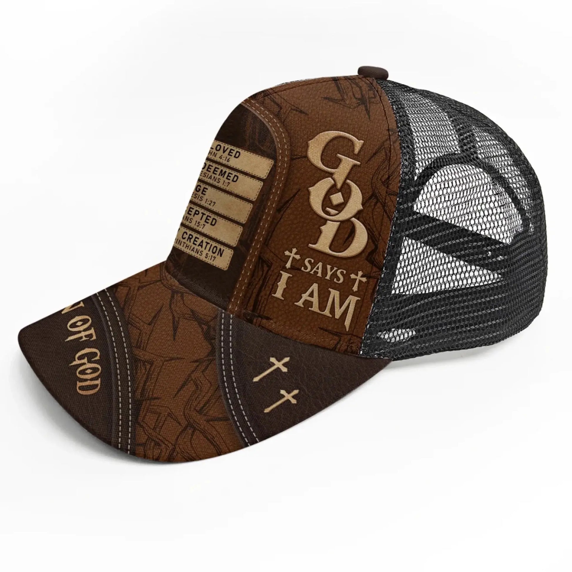 Man of God Personalized Classic Cap – Custom Name Christian Faith Hat, Gift for Men  Ezcustomize