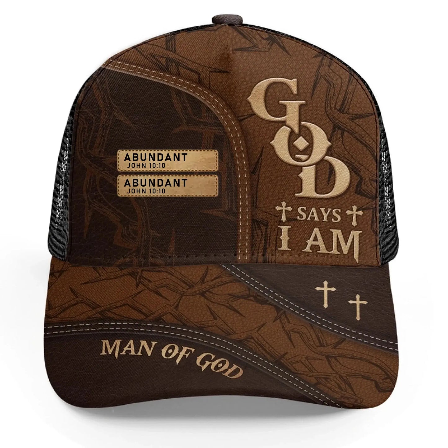 Man of God Personalized Classic Cap – Custom Name Christian Faith Hat, Gift for Men  Ezcustomize