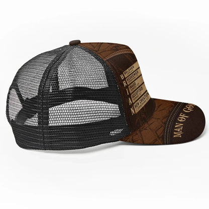 Man of God Personalized Classic Cap – Custom Name Christian Faith Hat, Gift for Men  Ezcustomize