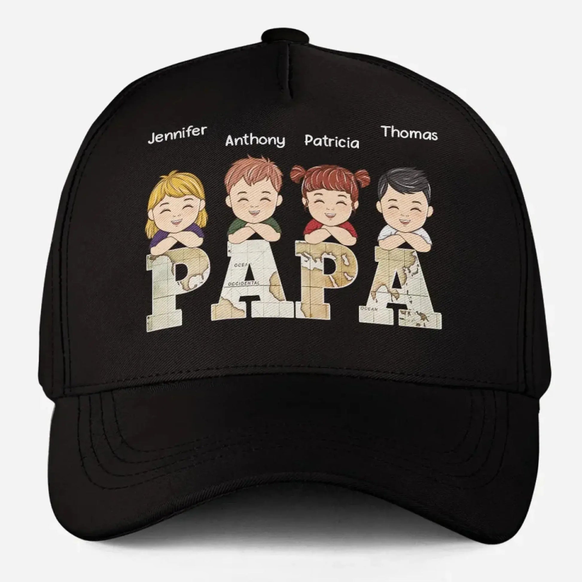 Map Papa Design - Custom Classic Cap for Father’s Day & Special Occasions  Ezcustomize