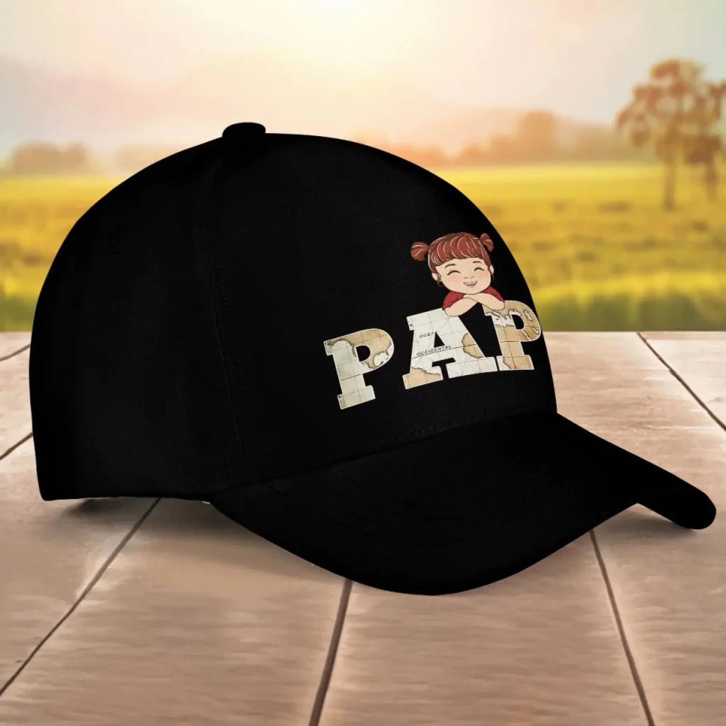 Map Papa Design - Custom Classic Cap for Father’s Day & Special Occasions  Ezcustomize