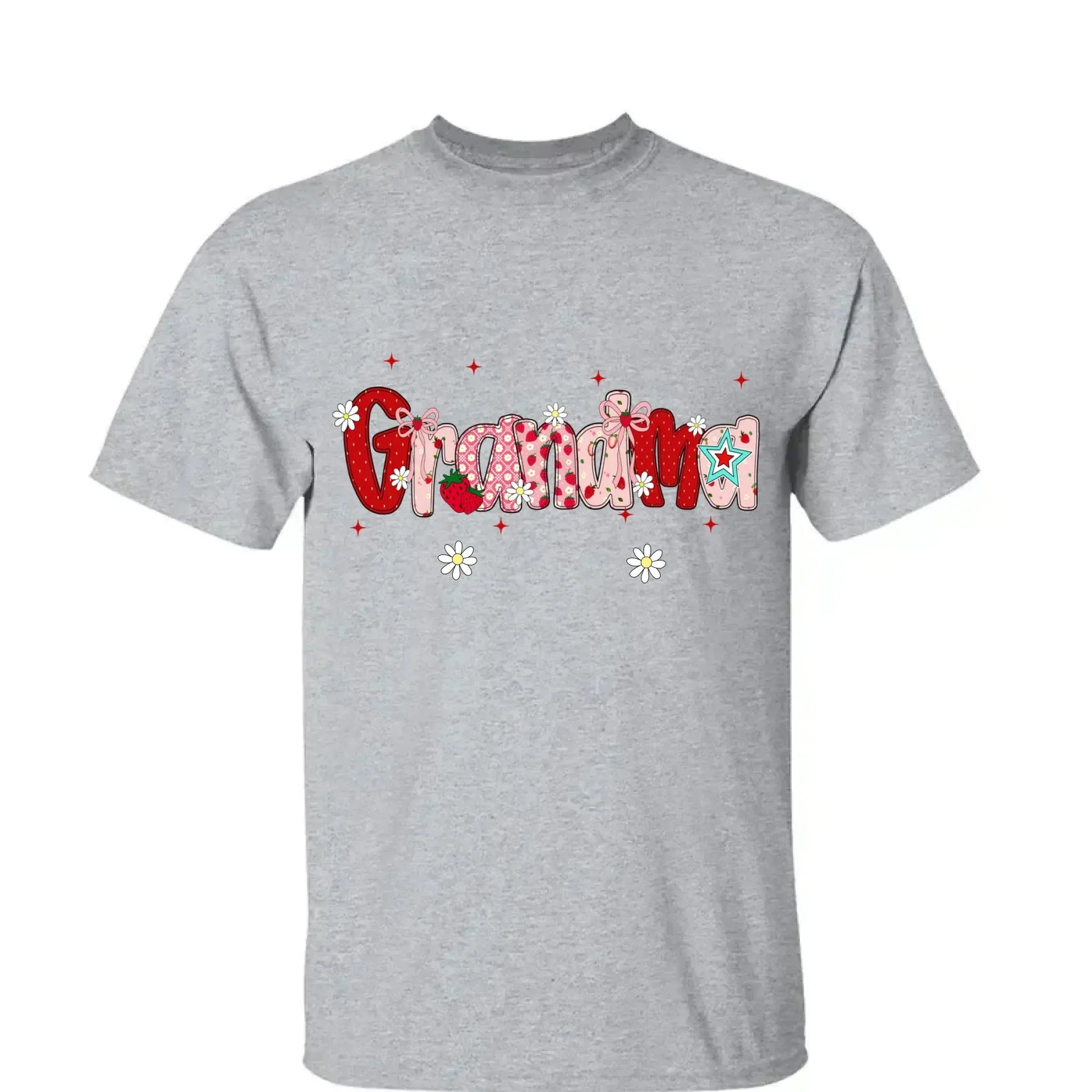 Mimi Strawberry Shirt with Grandkids’ Names – Custom Summer T-Shirt for Grandma, Personalized Gift for Nana, Gigi, Mom  Ezcustomize