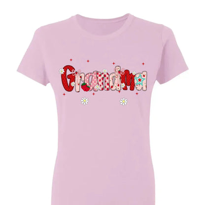 Mimi Strawberry Shirt with Grandkids’ Names – Custom Summer T-Shirt for Grandma, Personalized Gift for Nana, Gigi, Mom  Ezcustomize