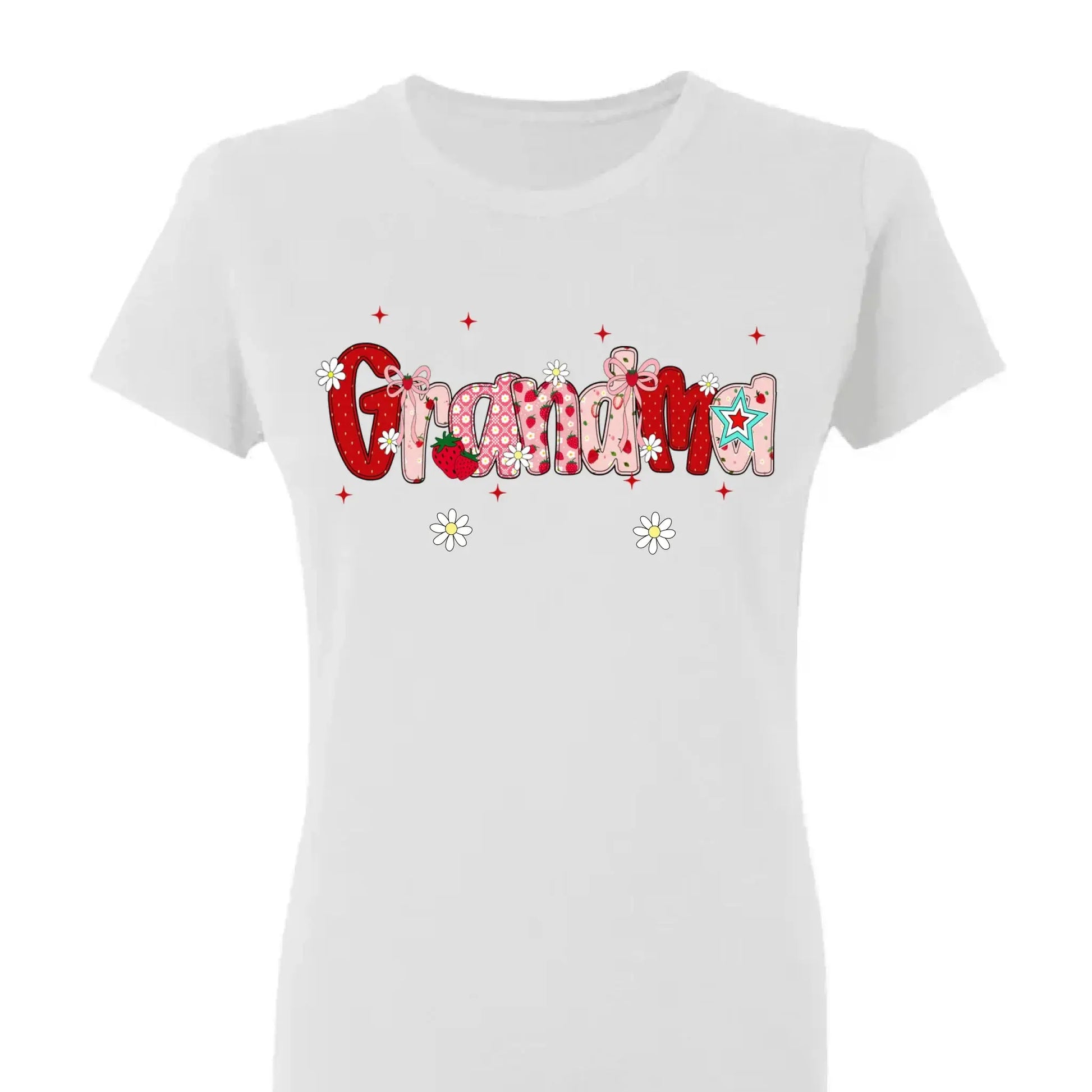 Mimi Strawberry Shirt with Grandkids’ Names – Custom Summer T-Shirt for Grandma, Personalized Gift for Nana, Gigi, Mom  Ezcustomize