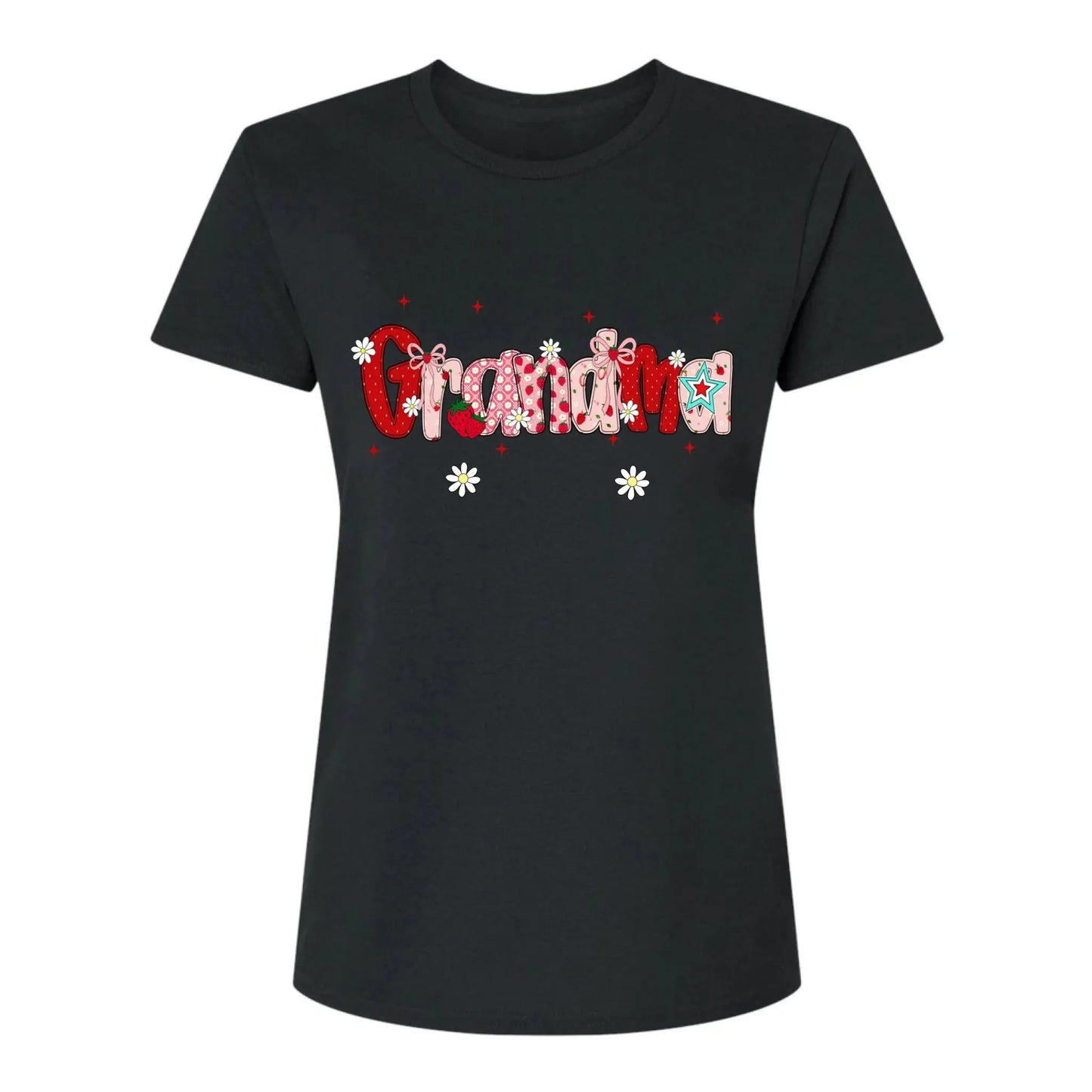 Mimi Strawberry Shirt with Grandkids’ Names – Custom Summer T-Shirt for Grandma, Personalized Gift for Nana, Gigi, Mom  Ezcustomize