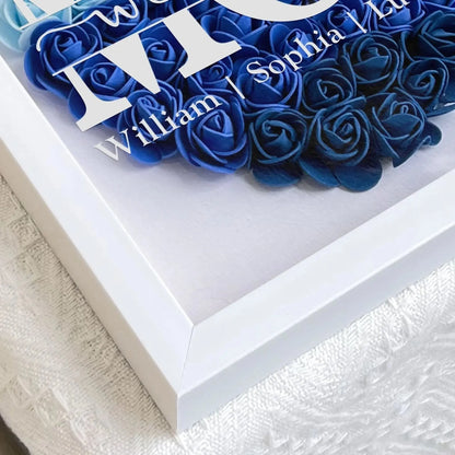 Mom We Love You - Personalized Flower Shadow Box - Gift For Mom  Ezcustomize