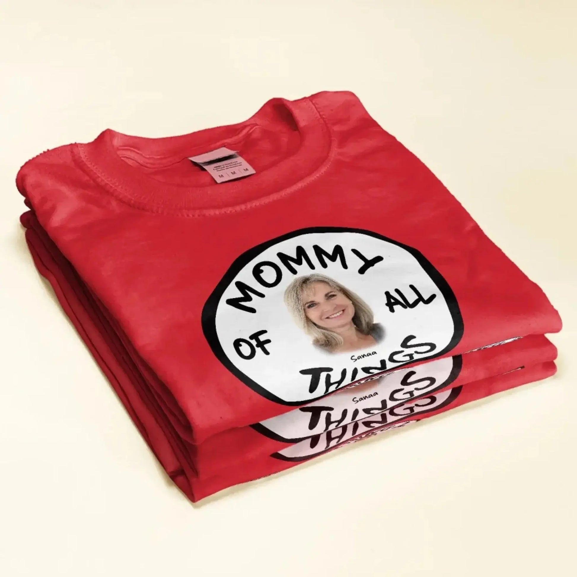 Mom of All Things – Personalized Photo Shirt, Custom Gift for Mom with Your Favorite Picture  Ezcustomize