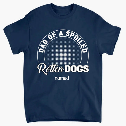 Mom of a Spoiled Rotten Dog – Personalized T-Shirt, Custom Dog Lover Gift with Pet’s Name  Ezcustomize