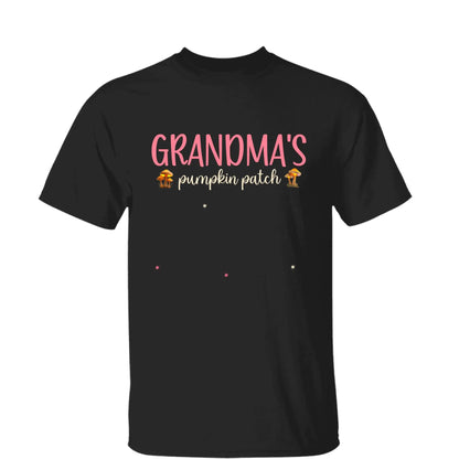 Mommy’s Pumpkin Patch Shirt – Personalized Fall T-Shirt with Kids’ Names – Cute Autumn Gift for Mom, Grandma, Mimi, or Nana  Ezcustomize