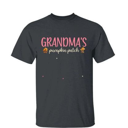 Mommy’s Pumpkin Patch Shirt – Personalized Fall T-Shirt with Kids’ Names – Cute Autumn Gift for Mom, Grandma, Mimi, or Nana  Ezcustomize