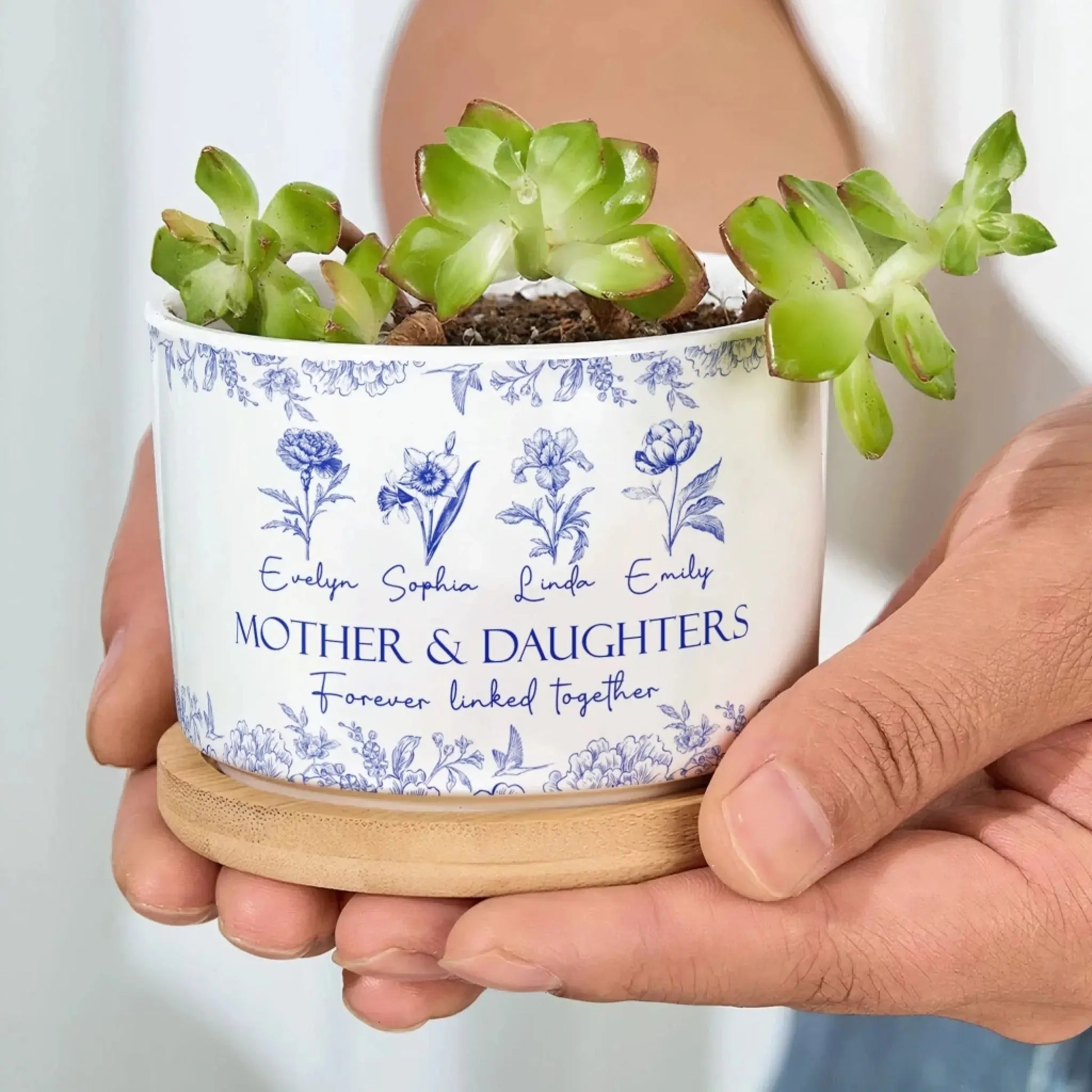 Mother_Daughters_Forever_Linked_Together_Birth_Flower_Personalized_Ceramic_Plant_Pot_6
