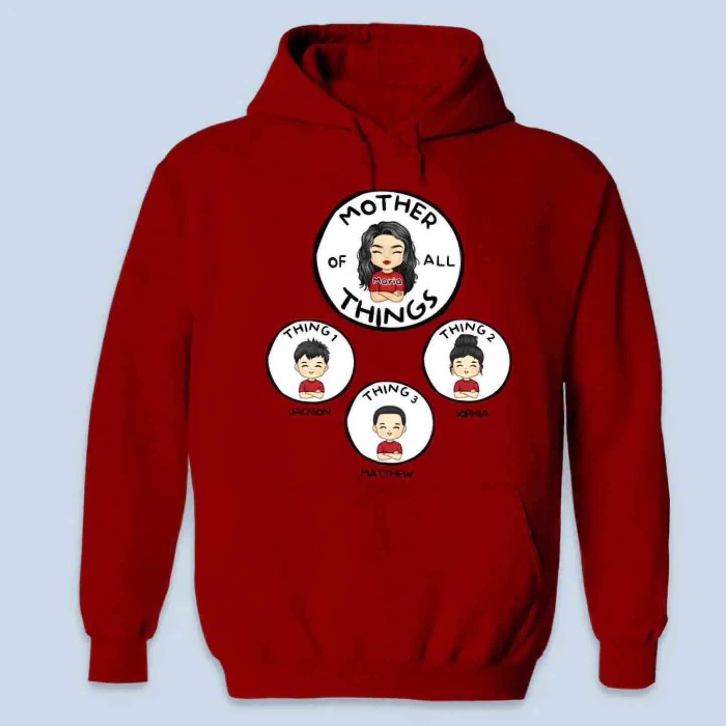 Mother of All Things Shirt – Personalized T-Shirt – Fun Custom Gift for Mother’s Day or Father’s Day  Ezcustomize