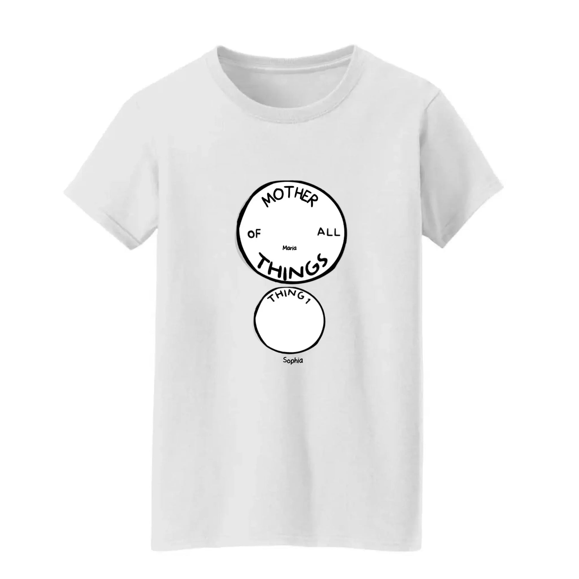 Mother of All Things Shirt – Personalized T-Shirt – Fun Custom Gift for Mother’s Day or Father’s Day  Ezcustomize