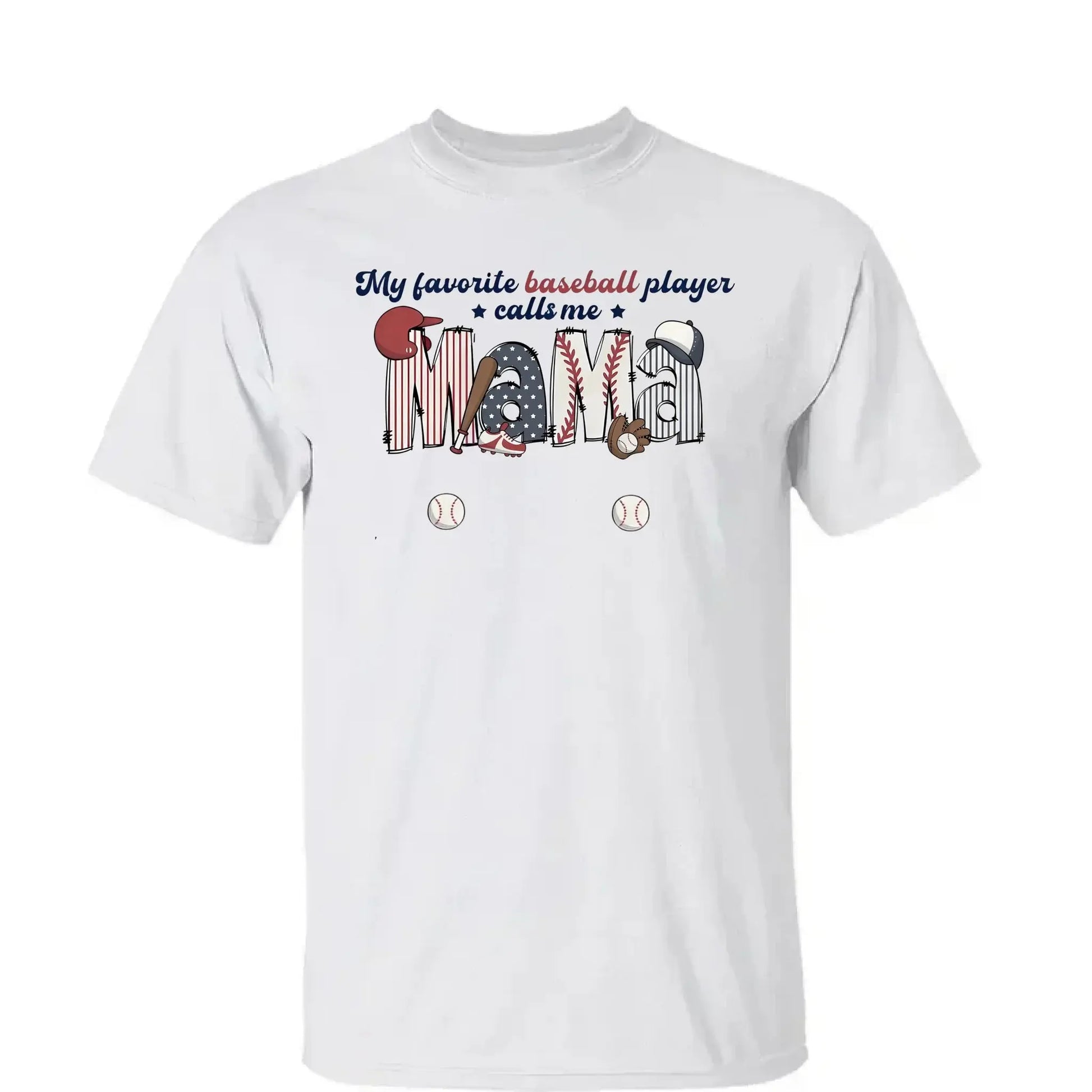 My Favorite Baseball Player Calls Me Nana – Personalized Grandma Shirt – Custom T-Shirt for Mom or Grandma from Kid  Ezcustomize