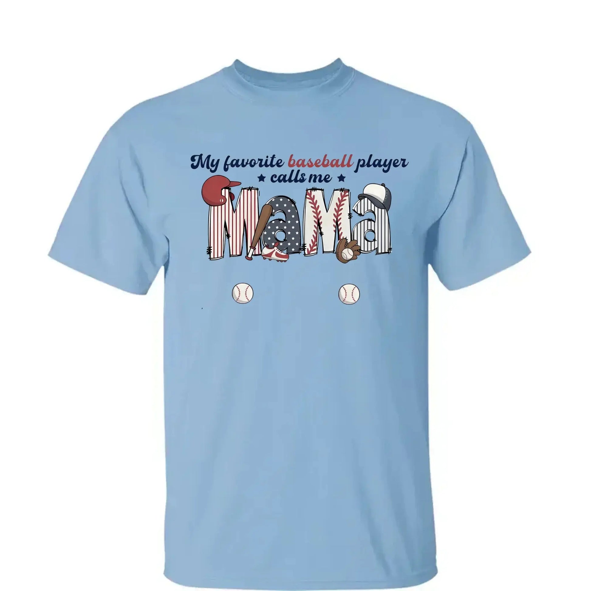 My Favorite Baseball Player Calls Me Nana – Personalized Grandma Shirt – Custom T-Shirt for Mom or Grandma from Kid  Ezcustomize