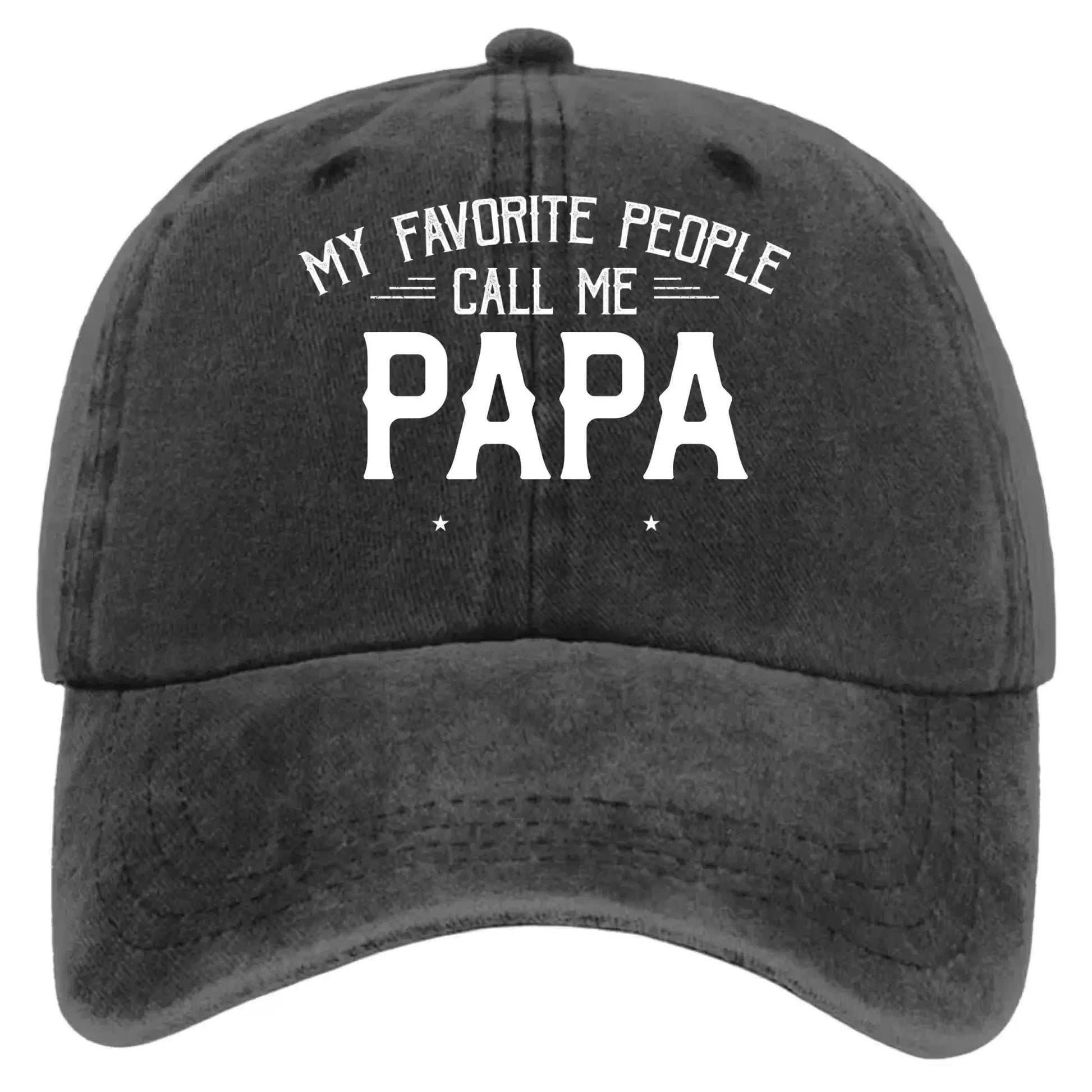 My Favorite People Call Me Papa Combo – Personalized Cap and T-Shirt Set for Dad or Grandpa  Ezcustomize