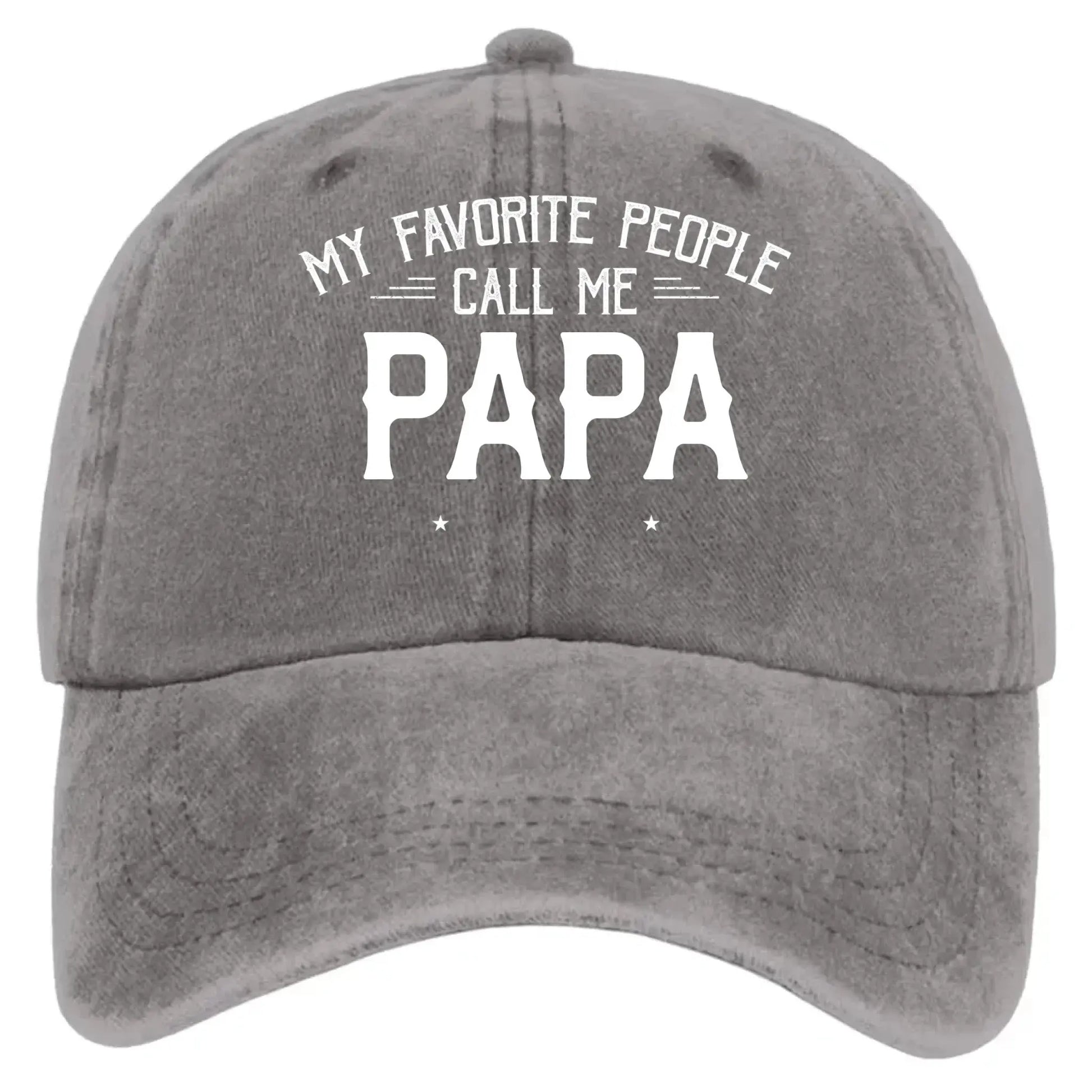 My Favorite People Call Me Papa Combo – Personalized Cap and T-Shirt Set for Dad or Grandpa  Ezcustomize