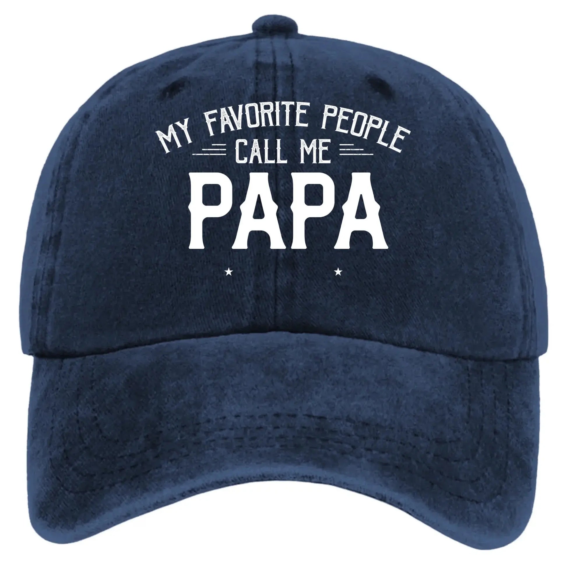 My Favorite People Call Me Papa Combo – Personalized Cap and T-Shirt Set for Dad or Grandpa  Ezcustomize