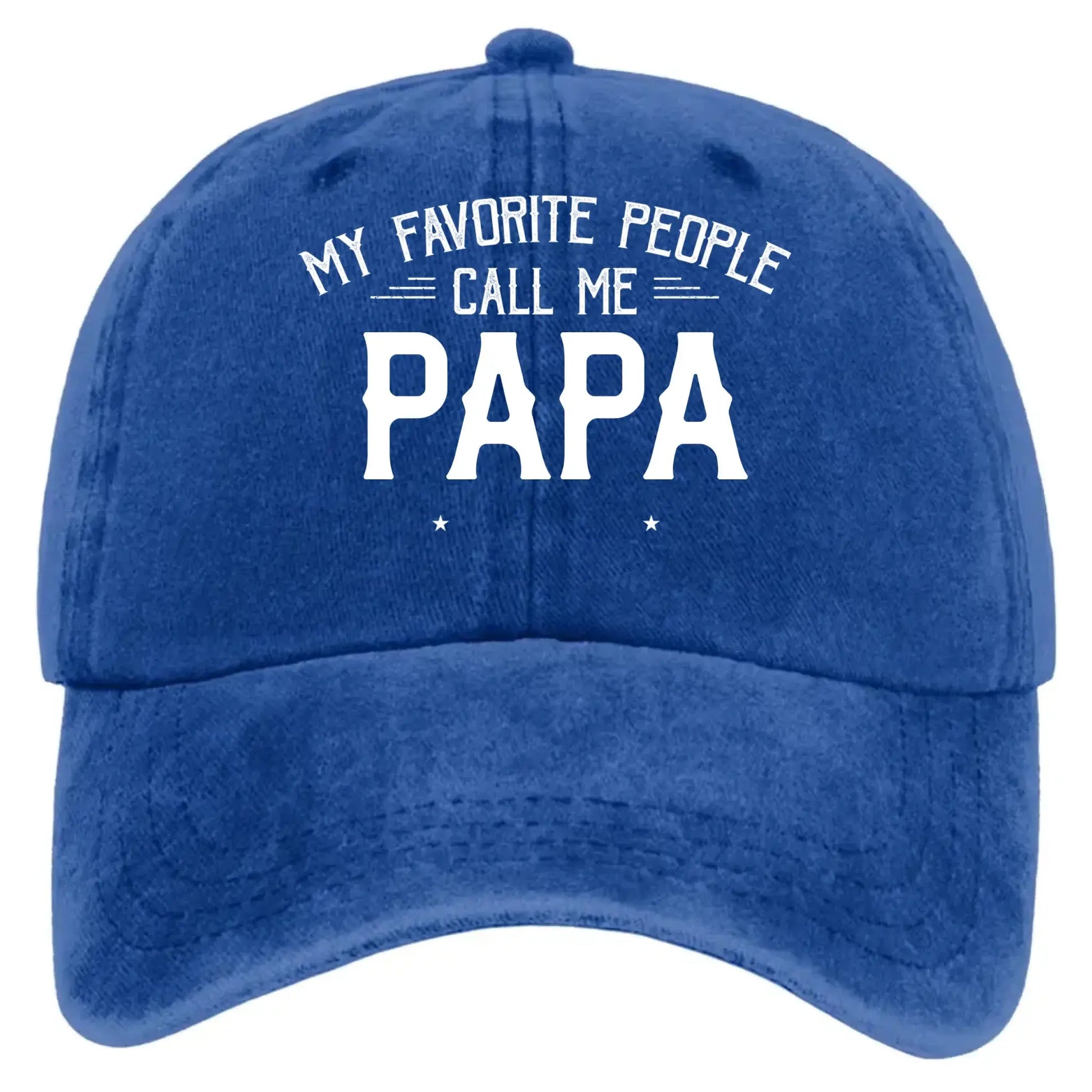 My Favorite People Call Me Papa Combo – Personalized Cap and T-Shirt Set for Dad or Grandpa  Ezcustomize