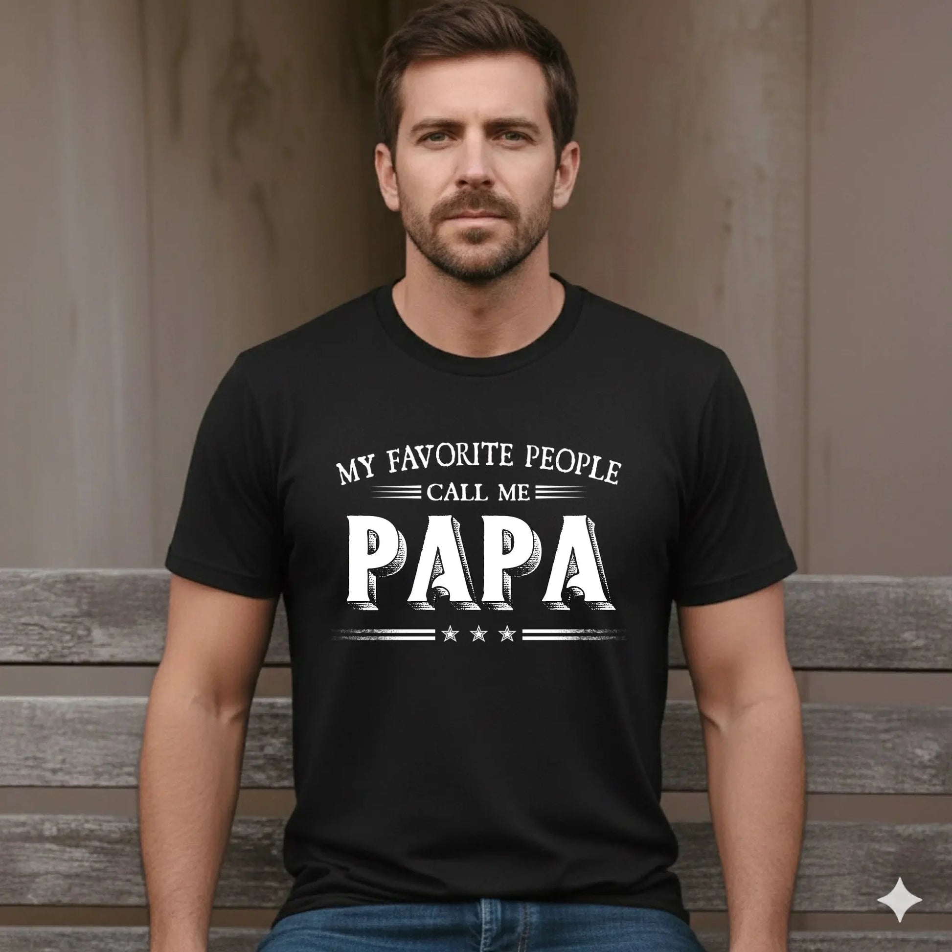 My Favorite People Call Me Papa Combo – Personalized Cap and T-Shirt Set for Dad or Grandpa  Ezcustomize