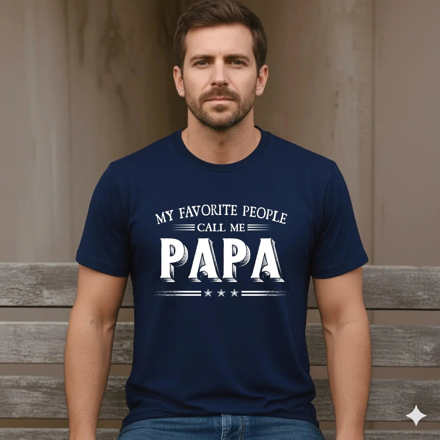 My Favorite People Call Me Papa Combo – Personalized Cap and T-Shirt Set for Dad or Grandpa  Ezcustomize
