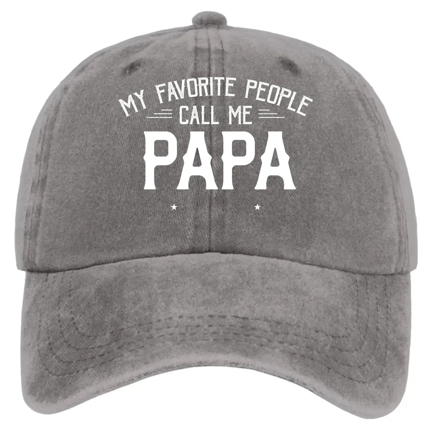 My Favorite People Call Me Papa Combo – Personalized Cap and T-Shirt Set for Dad or Grandpa  Ezcustomize