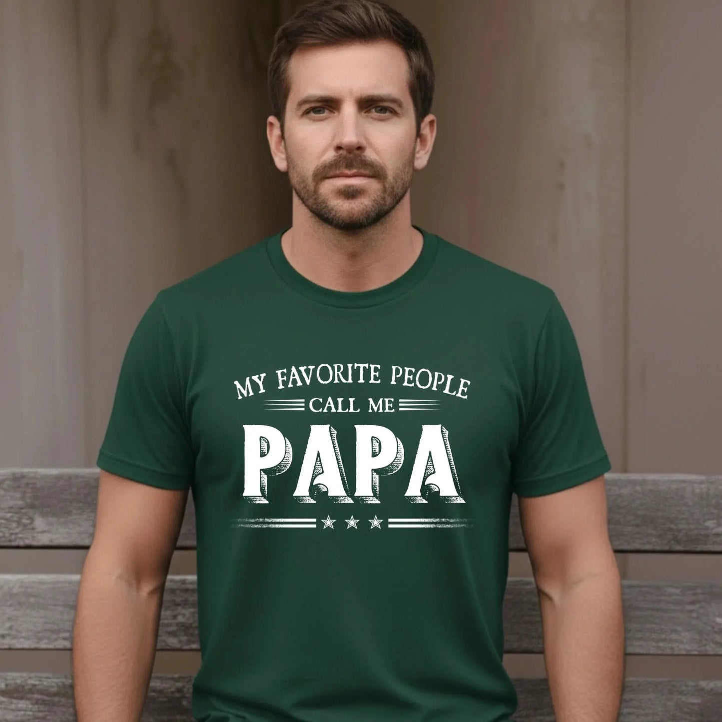 My Favorite People Call Me Papa Combo – Personalized Cap and T-Shirt Set for Dad or Grandpa  Ezcustomize
