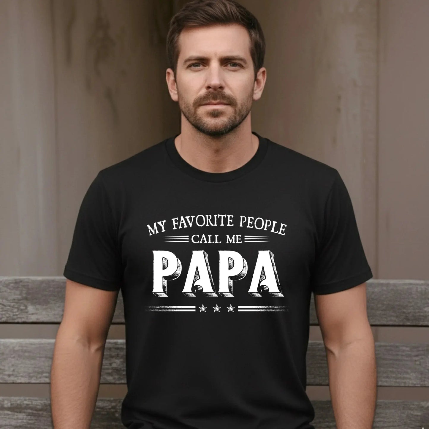 My Favorite People Call Me Papa Combo – Personalized Cap and T-Shirt Set for Dad or Grandpa  Ezcustomize