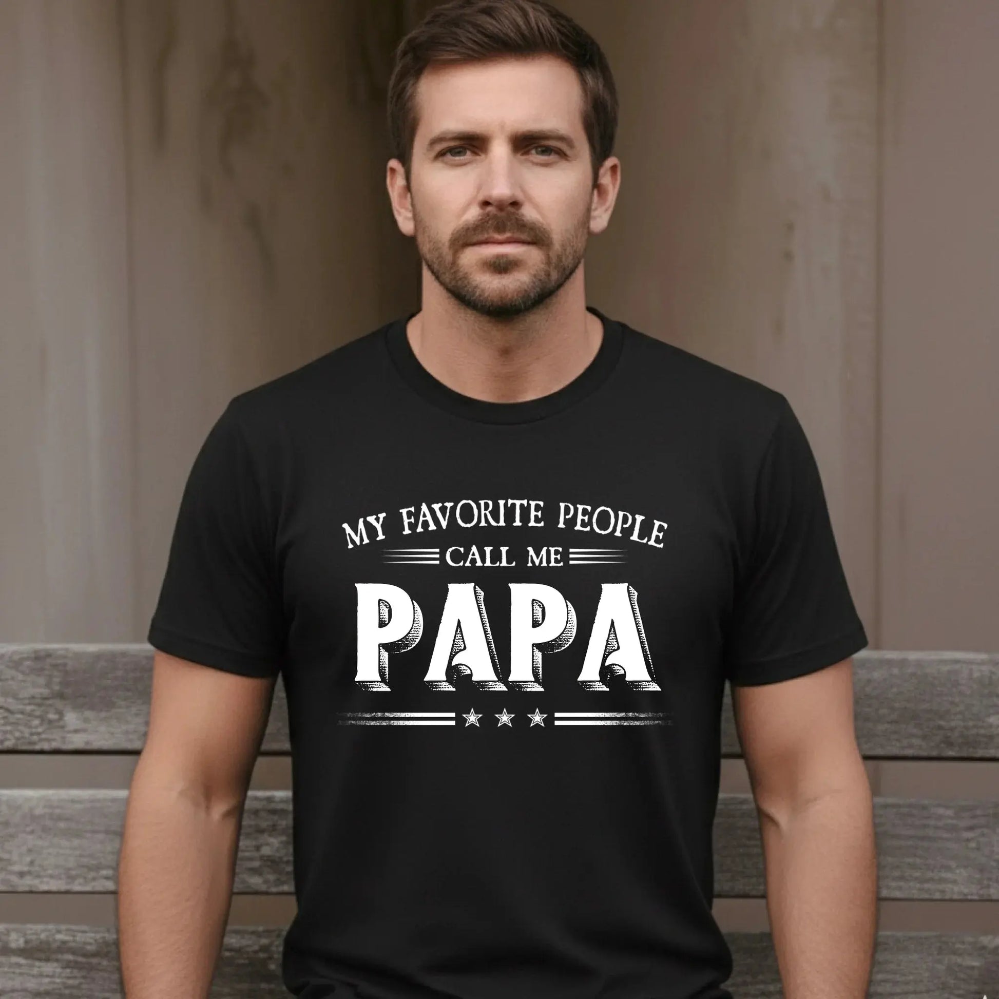 My Favorite People Call Me Papa Combo – Personalized Cap and T-Shirt Set for Dad or Grandpa  Ezcustomize