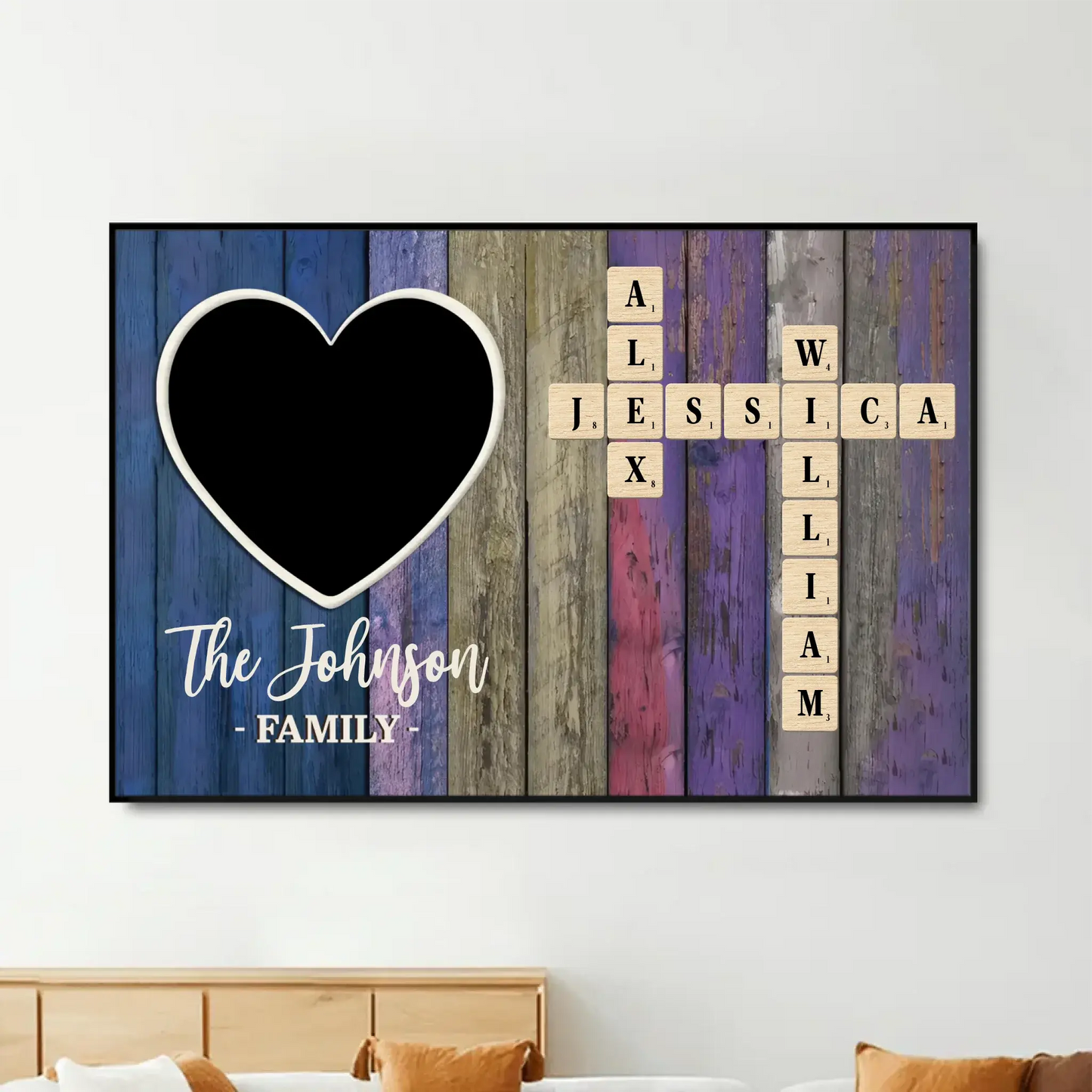 My Favorite People, My Forever Home – Custom Family Photo Horizontal Poster – Personalized Christmas Gift & Keepsake for Family Members  Ezcustomize