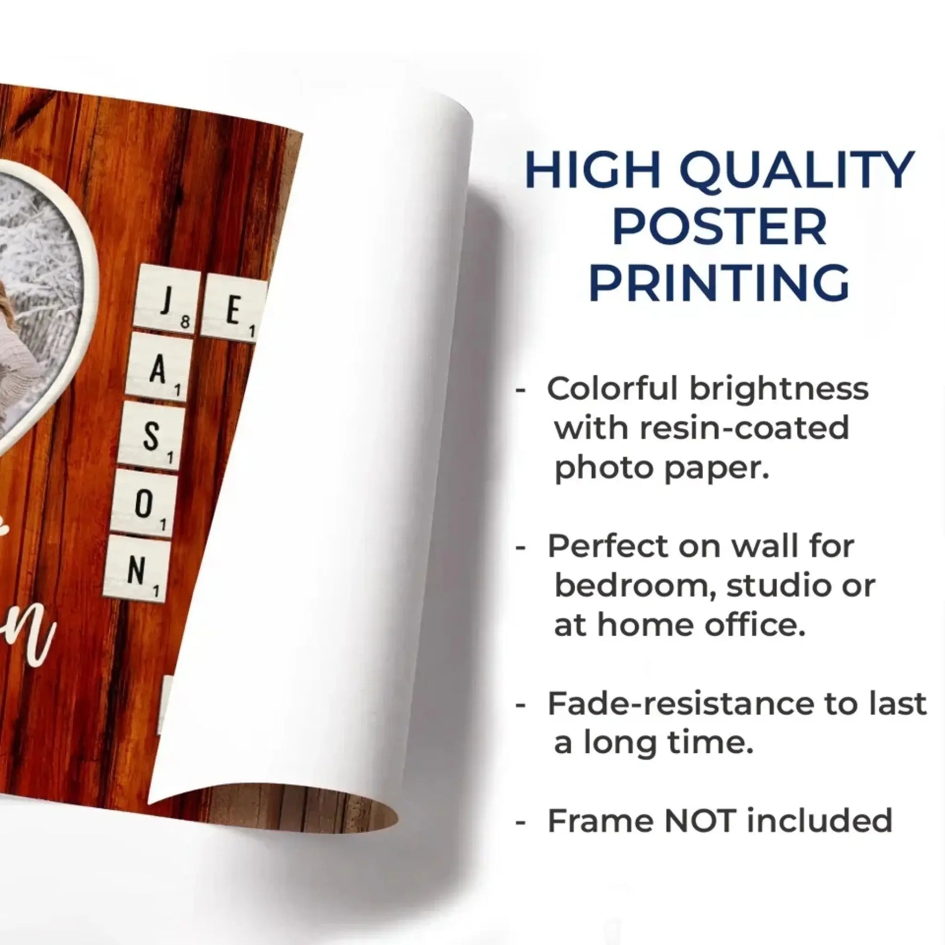 My Favorite People, My Forever Home – Custom Family Photo Horizontal Poster – Personalized Christmas Gift & Keepsake for Family Members  Ezcustomize