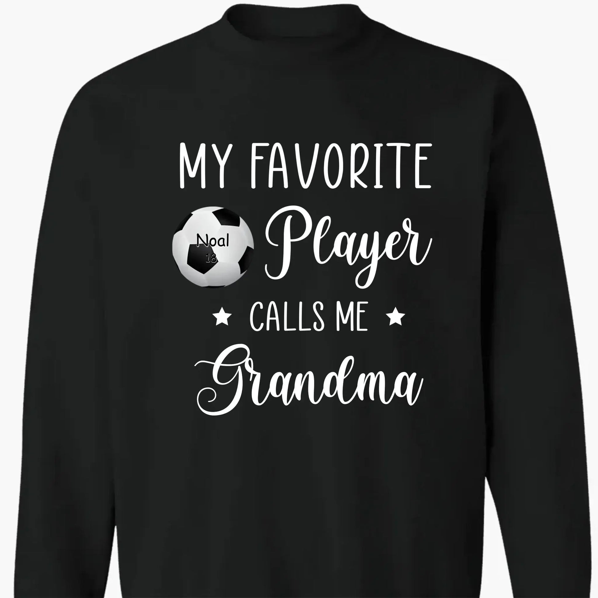 My Favorite Player Calls Me Grandma - Personalized T-Shirt, Gift For Sport Mom/ Sport Grandma, Sport Fan Gift  Ezcustomize