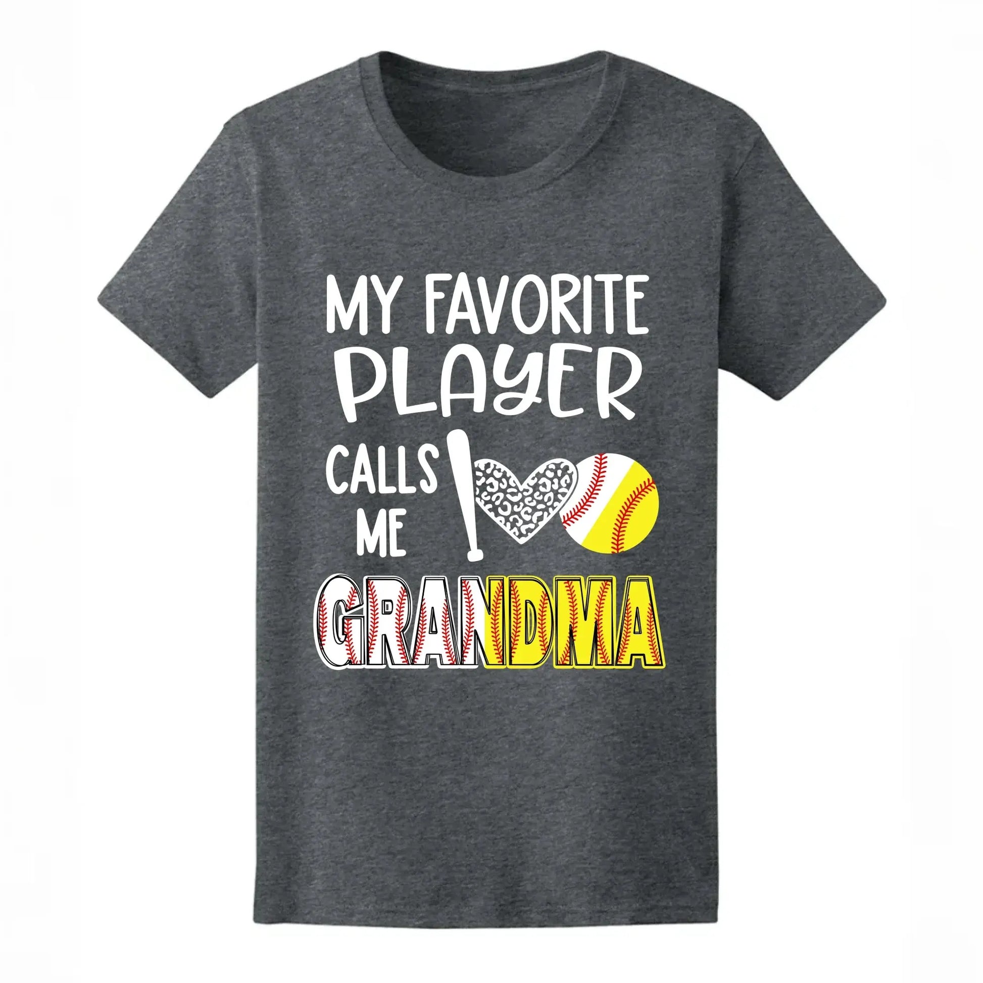 My Favorite Player Calls Me Grandma Shirt – Personalized Baseball/Softball T-Shirt with Name & Ball Style  Ezcustomize
