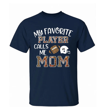 My Favorite Player Calls Me Grandma – Personalized Football T-Shirt – Custom Game Day Shirt Gift for Mom, Grandma, or Sports Fan  Ezcustomize