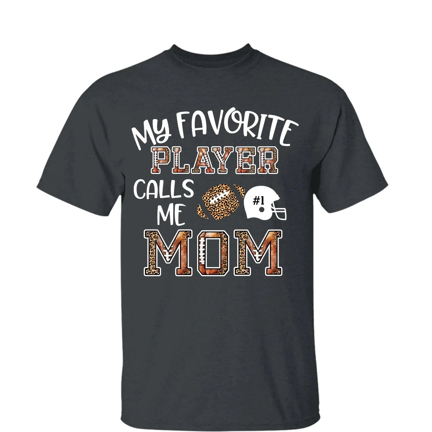 My Favorite Player Calls Me Grandma – Personalized Football T-Shirt – Custom Game Day Shirt Gift for Mom, Grandma, or Sports Fan  Ezcustomize
