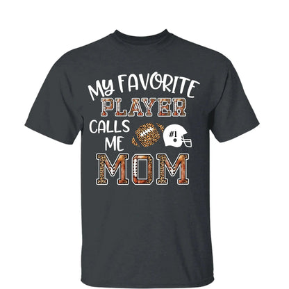 My Favorite Player Calls Me Grandma – Personalized Football T-Shirt – Custom Game Day Shirt Gift for Mom, Grandma, or Sports Fan  Ezcustomize