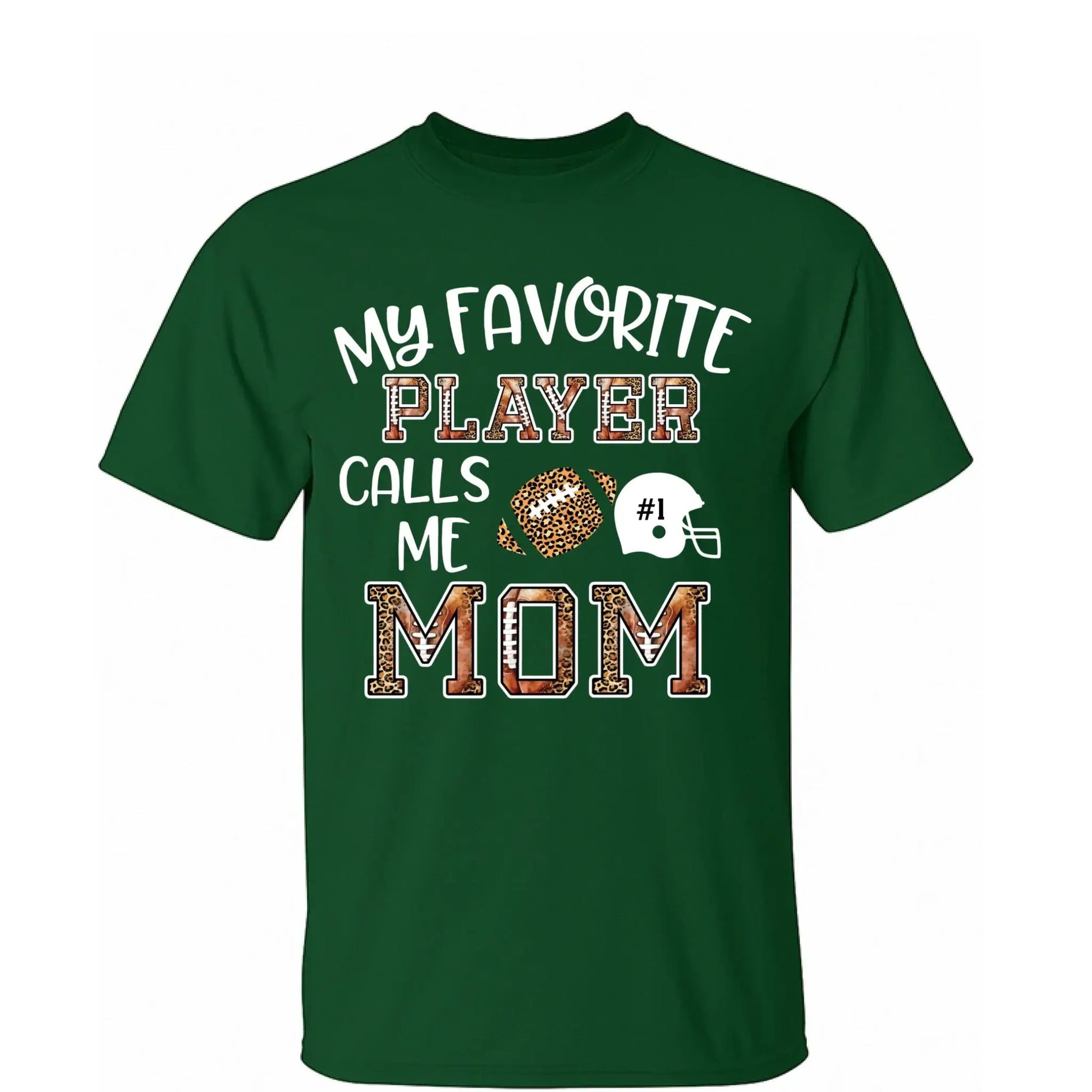 My Favorite Player Calls Me Grandma – Personalized Football T-Shirt – Custom Game Day Shirt Gift for Mom, Grandma, or Sports Fan  Ezcustomize