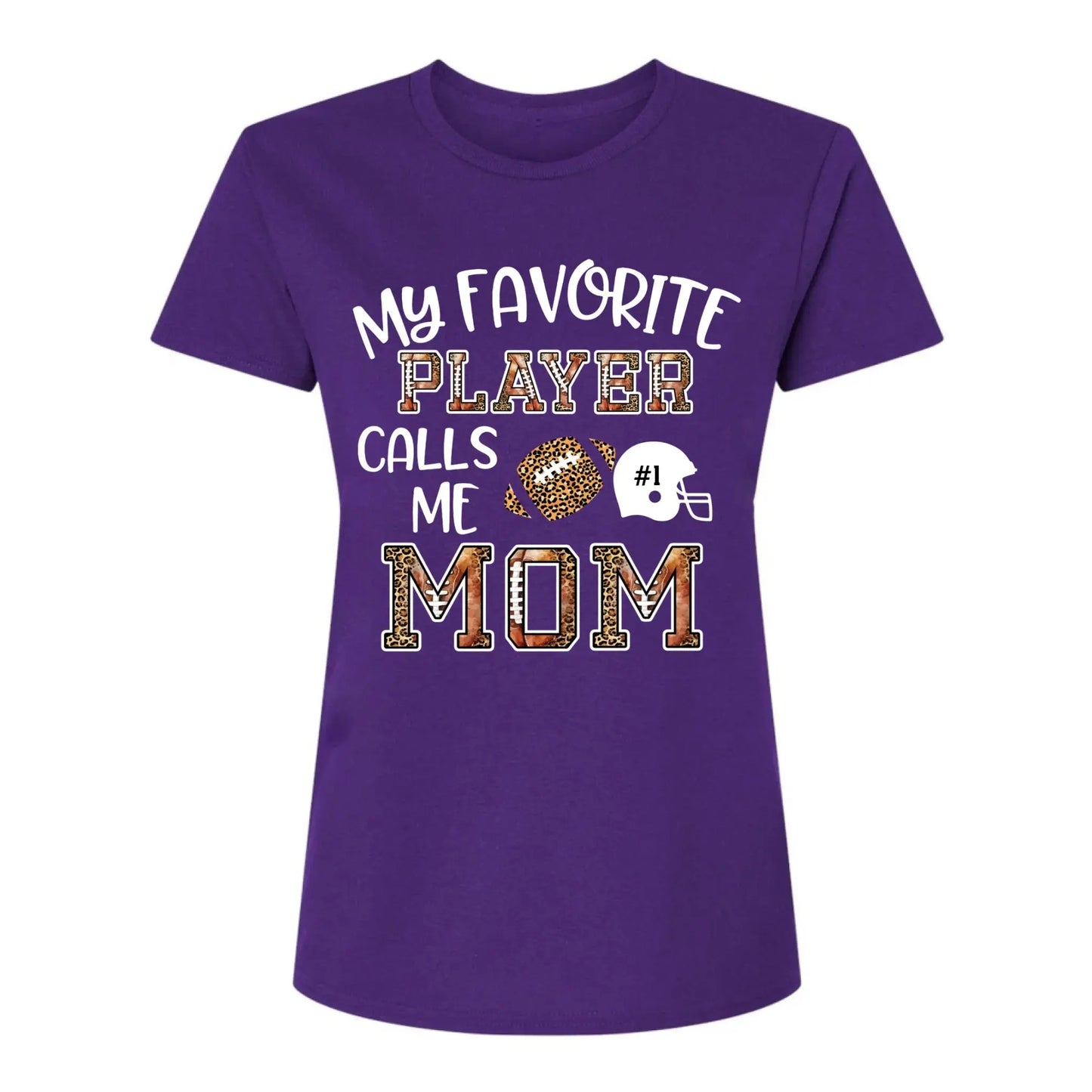 My Favorite Player Calls Me Grandma – Personalized Football T-Shirt – Custom Game Day Shirt Gift for Mom, Grandma, or Sports Fan  Ezcustomize