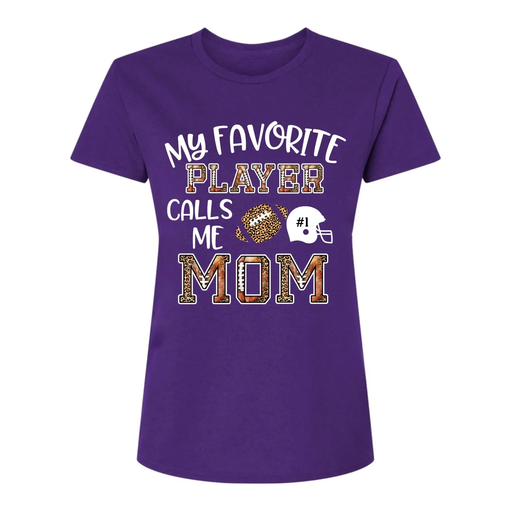 My Favorite Player Calls Me Grandma – Personalized Football T-Shirt – Custom Game Day Shirt Gift for Mom, Grandma, or Sports Fan  Ezcustomize