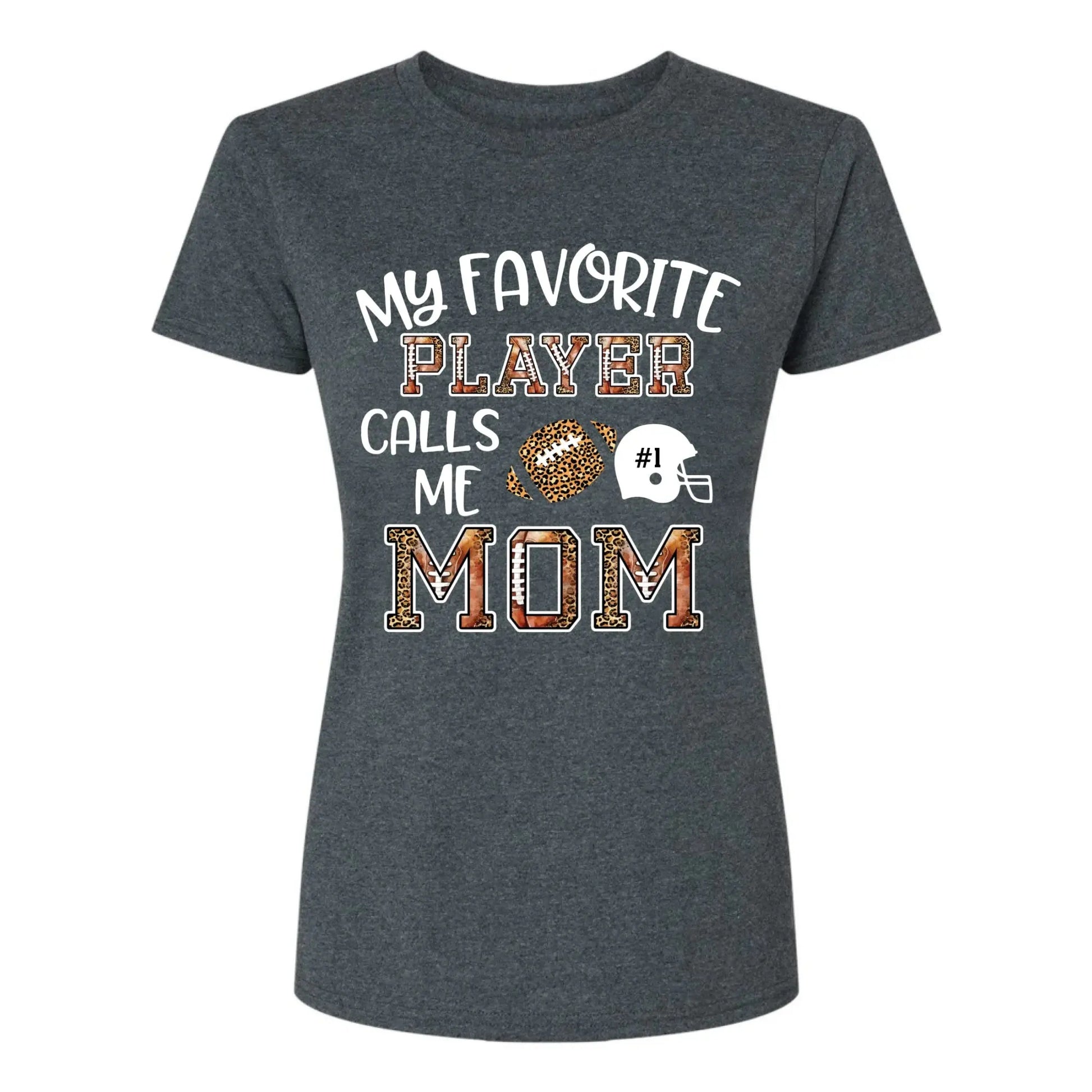 My Favorite Player Calls Me Grandma – Personalized Football T-Shirt – Custom Game Day Shirt Gift for Mom, Grandma, or Sports Fan  Ezcustomize
