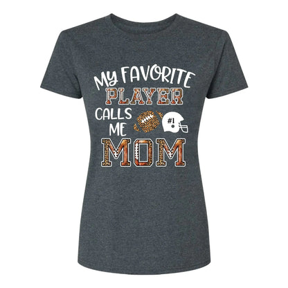 My Favorite Player Calls Me Grandma – Personalized Football T-Shirt – Custom Game Day Shirt Gift for Mom, Grandma, or Sports Fan  Ezcustomize