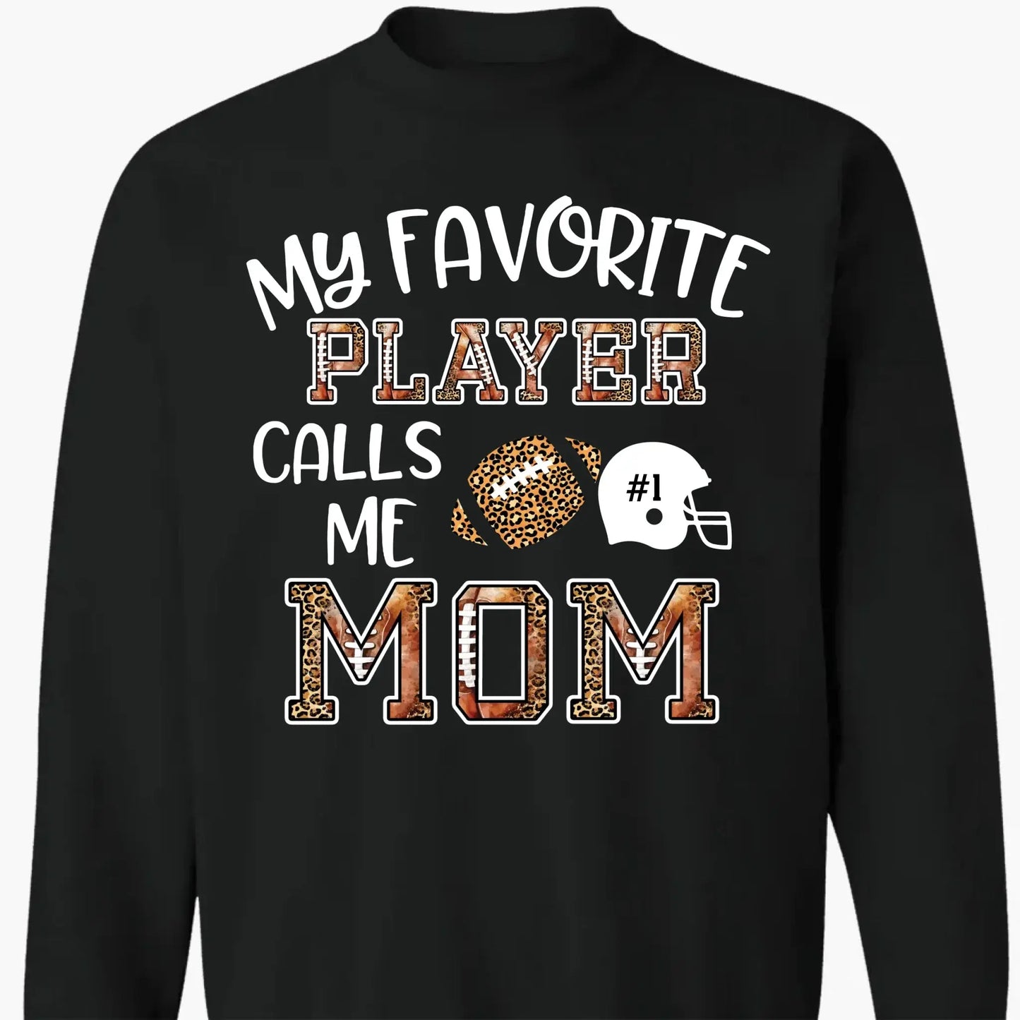 My Favorite Player Calls Me Grandma – Personalized Football T-Shirt – Custom Game Day Shirt Gift for Mom, Grandma, or Sports Fan  Ezcustomize