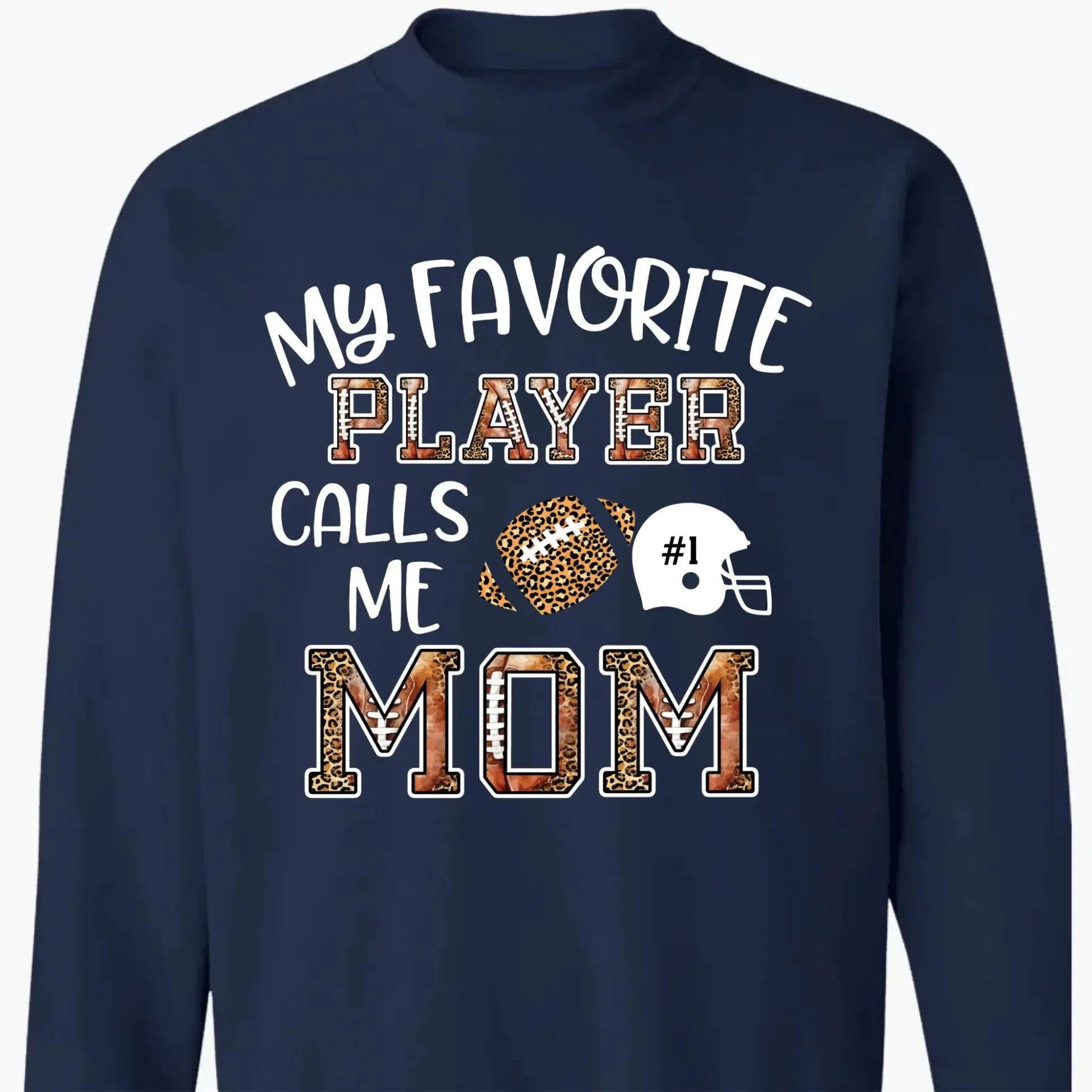 My Favorite Player Calls Me Grandma – Personalized Football T-Shirt – Custom Game Day Shirt Gift for Mom, Grandma, or Sports Fan  Ezcustomize