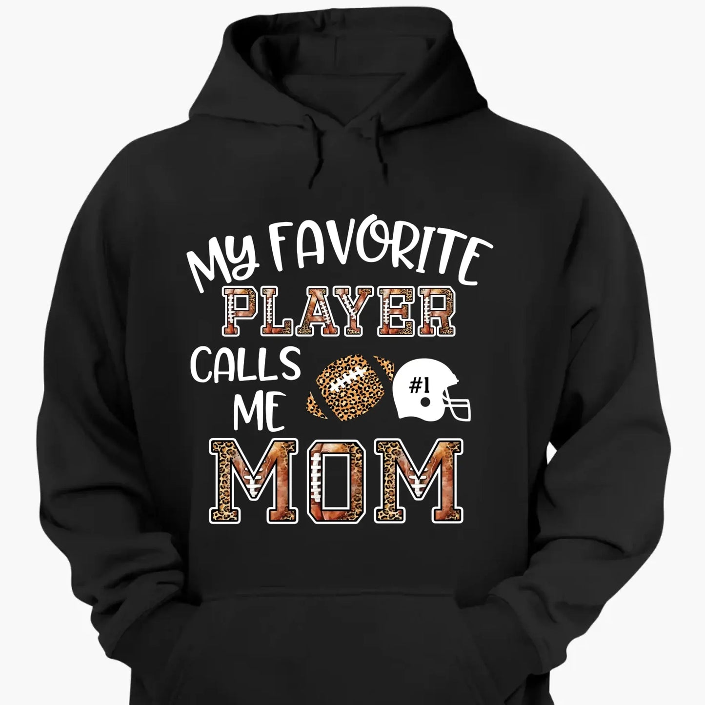 My Favorite Player Calls Me Grandma – Personalized Football T-Shirt – Custom Game Day Shirt Gift for Mom, Grandma, or Sports Fan  Ezcustomize