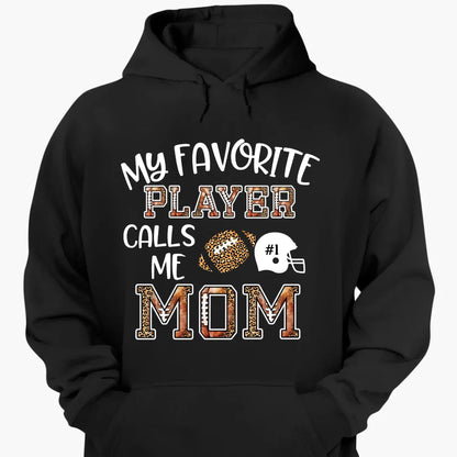 My Favorite Player Calls Me Grandma – Personalized Football T-Shirt – Custom Game Day Shirt Gift for Mom, Grandma, or Sports Fan  Ezcustomize