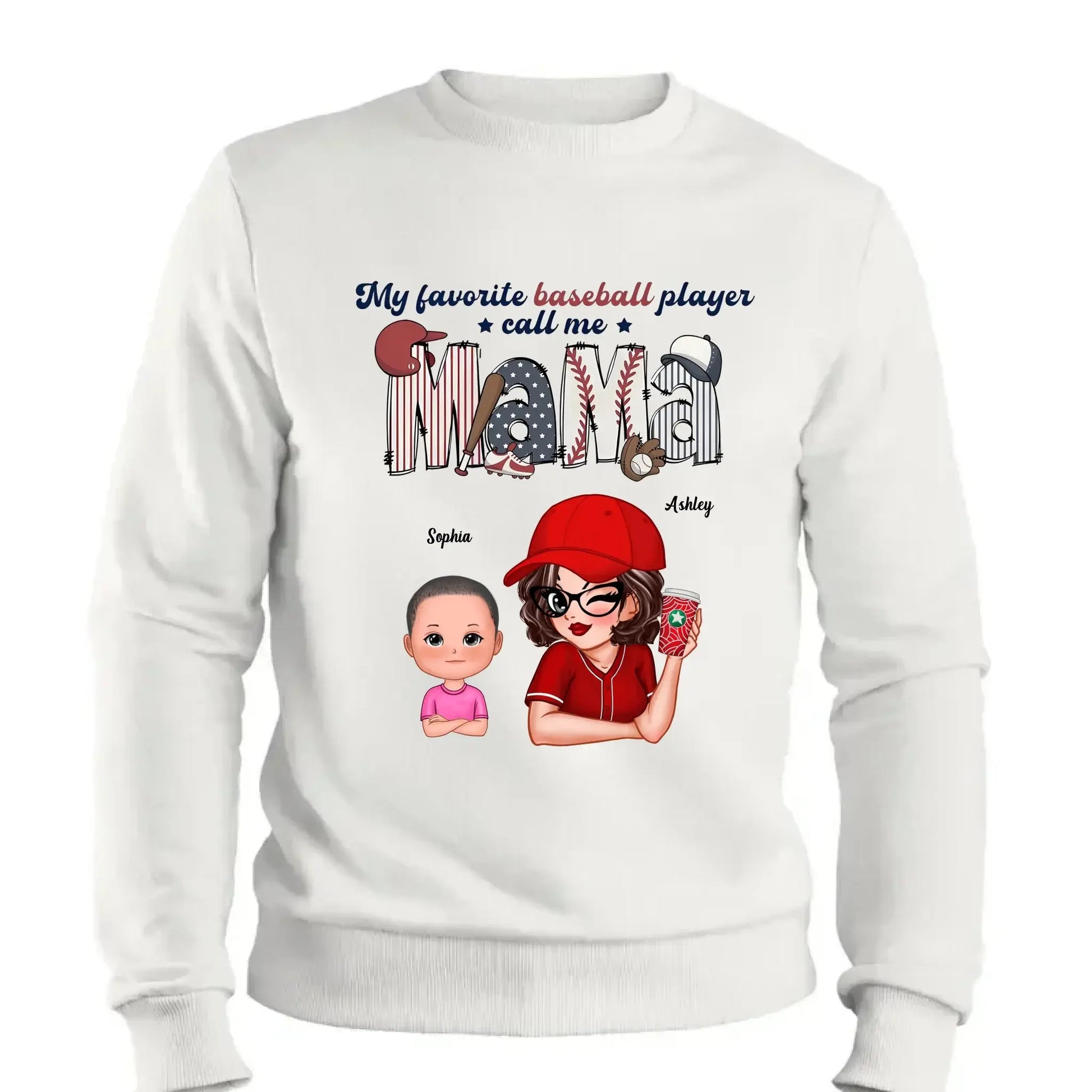 My Favorite Player Calls Me Shirt – Personalized Custom T-Shirt – Sports Gift for Mom or Grandma with Kid’s Name  Ezcustomize