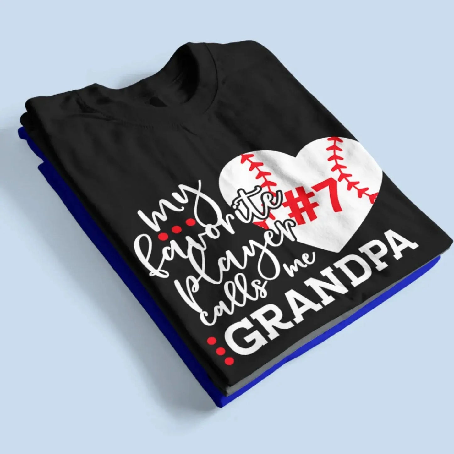 My Favorite Player Calls Me with Custom Title, Number, and Ball Type - Personalized Sports T-Shirt  Ezcustomize