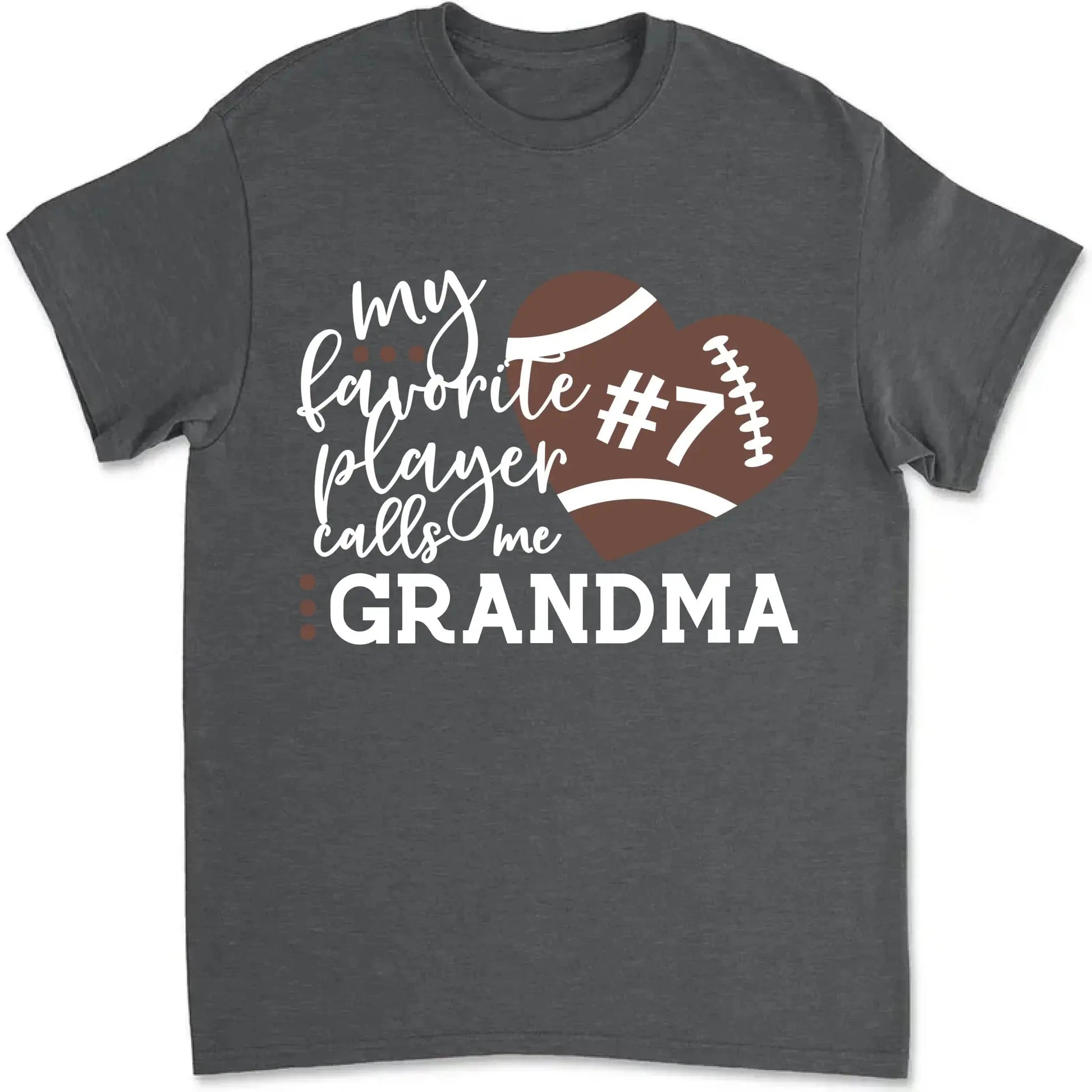 My Favorite Player Calls Me with Custom Title, Number, and Ball Type - Personalized Sports T-Shirt  Ezcustomize