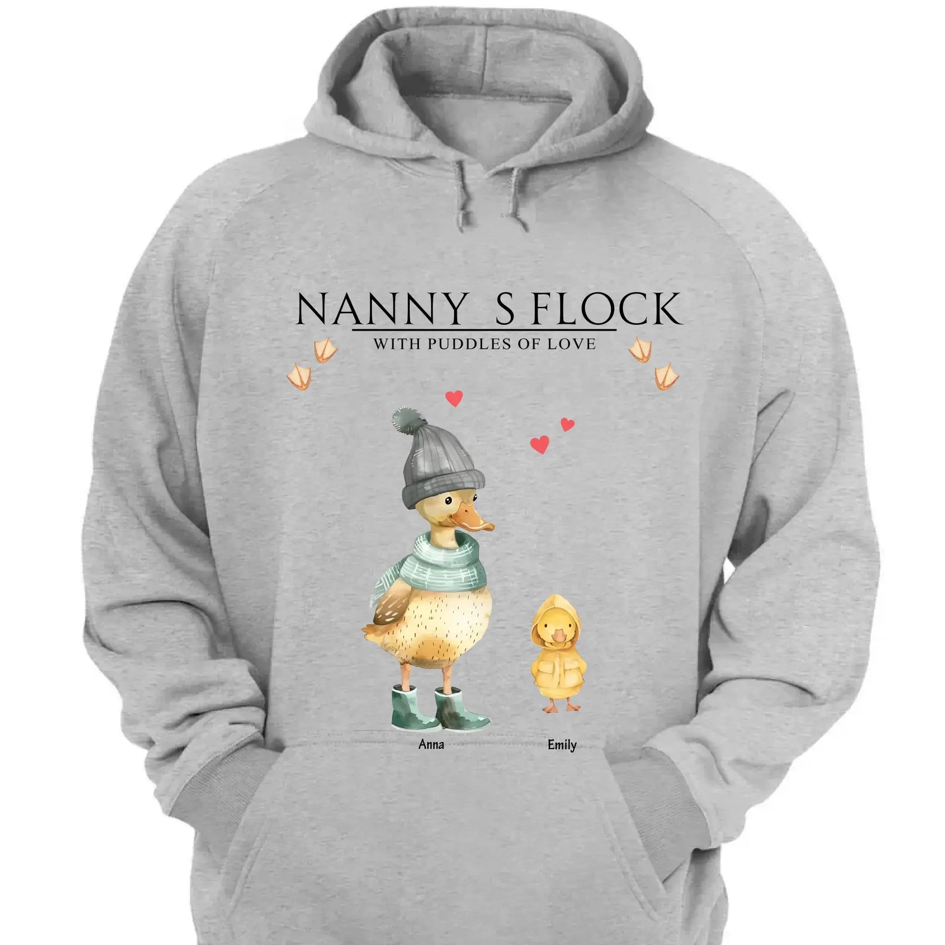 Nanny’s Flock Shirt – Personalized T-Shirt with Kids’ Names – Funny Mother’s Day Gift for Grandma or Mom  Ezcustomize